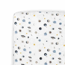 Little Unicorn Stretch Knit Crib Sheet | Planets(Little Unicorn Stretch Knit Crib Sheet Planets)