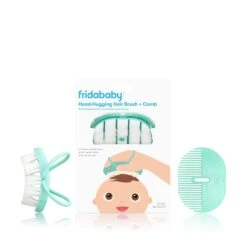 Frida Baby Head-Hugging Hairbrush + Styling Comb Set(Frida Baby Head Hugging Hairbrush Styling Comb Set)