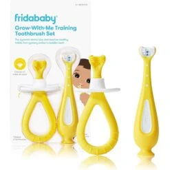 Frida Grow-With-Me Training Toothbrush Set(Frida Grow With Me Training Toothbrush Set)