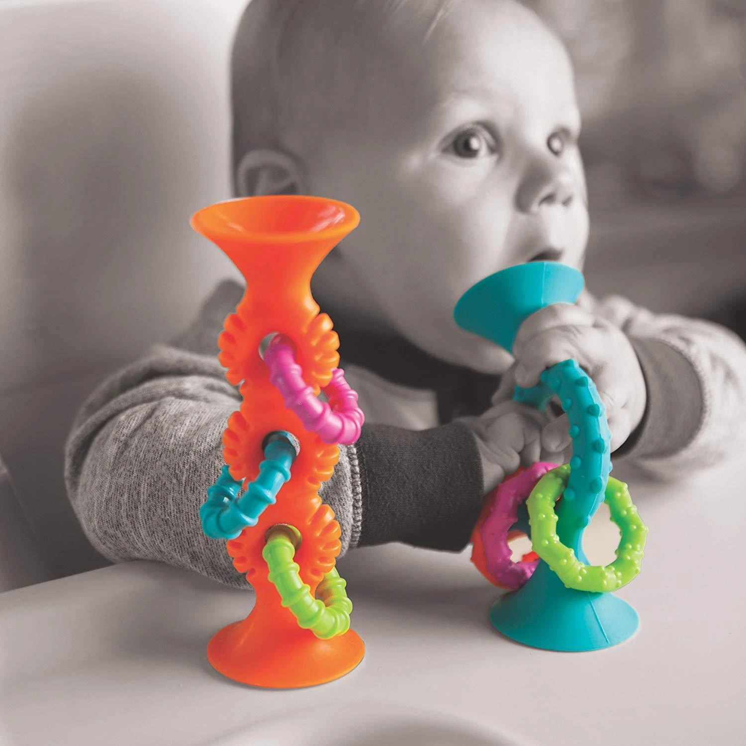 Fat Brain Toys PipSquigz Loops Orange(Fat Brain Toys Pip Squigz Loops Orange) 3 Fat Brain Toys PipSquigz Loops Orange(Fat Brain Toys Pip Squigz Loops Orange) - Image 3