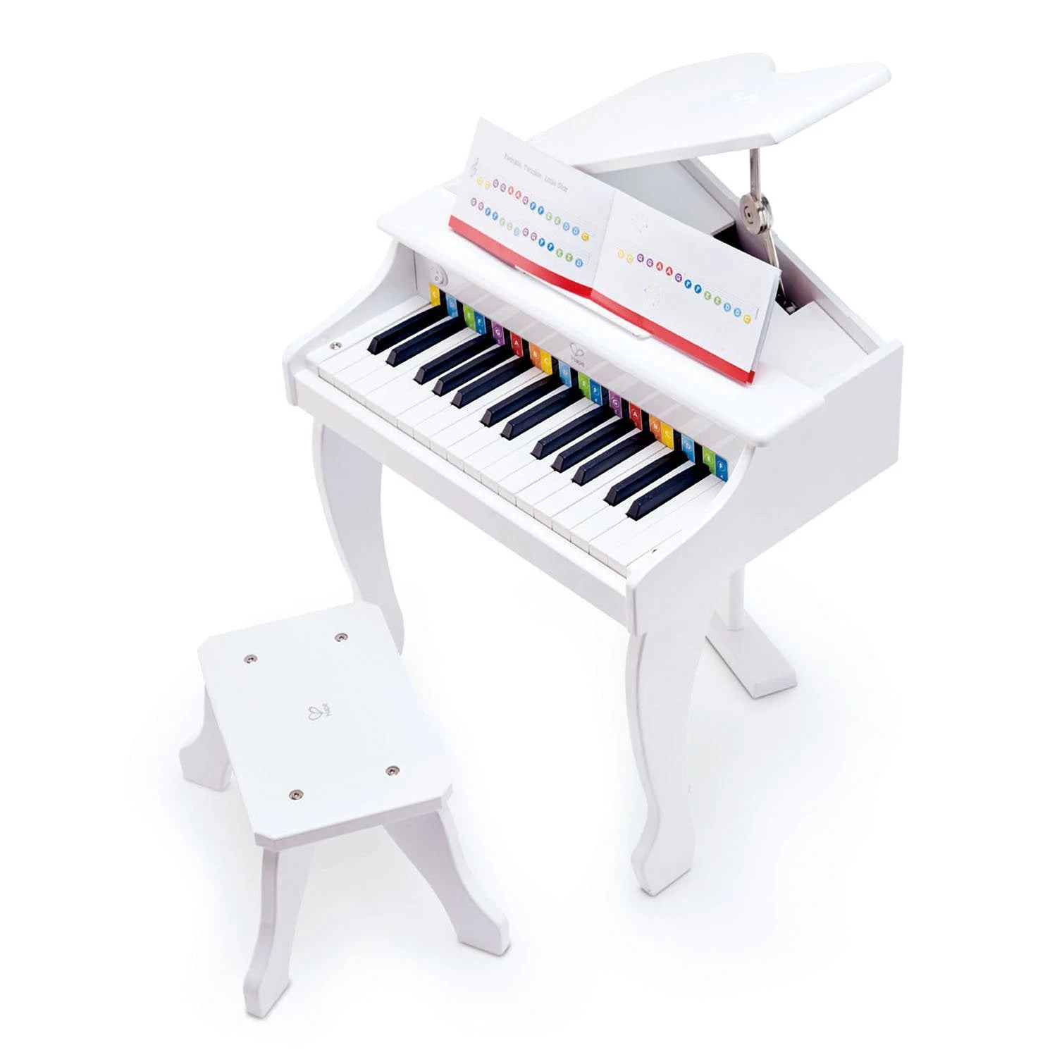 Hape Deluxe Grand Piano - White (FM)(Hape Deluxe Grand Piano White) 2 Hape Deluxe Grand Piano - White (FM)(Hape Deluxe Grand Piano White) - Image 2