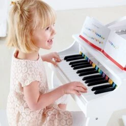 Hape Deluxe Grand Piano - White (FM)(Hape Deluxe Grand Piano White)