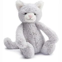 Jellycat Bashful Grey Kitty Medium(Jellycat Bashful Grey Kitty Medium)