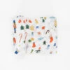 Little Unicorn Cotton Muslin Swaddle Blanket | Christmas Time(Little Unicorn Cotton Muslin Swaddle Blanket Christmas Time)