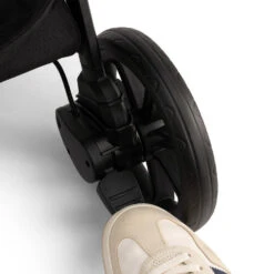 Nuna TRVL LX Stroller + Carry Bag(Nuna Trvl Lx Stroller) 29 Nuna TRVL LX Stroller + Carry Bag(Nuna Trvl Lx Stroller) -Shower Me With Love Nuna TRVLlx Caviar CloseUp Brake 3 US 8x8 0634441f cc37 4dac 9d38 4cdf58b95159