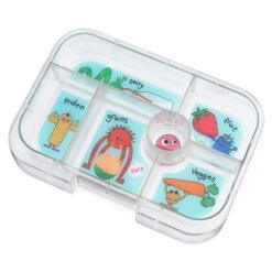 Yumbox Leakproof Bento Box For Kids | Wow Red(Yumbox Leakproof Bento Box For Kids Wow Red) 8 Yumbox Leakproof Bento Box For Kids | Wow Red(Yumbox Leakproof Bento Box For Kids Wow Red) -Shower Me With Love OriginalTrayFunnyMonsters