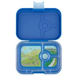 Yumbox Leakproof Sandwich Friendly Bento Box | Panino True Blue(Yumbox Leakproof Sandwich Friendly Bento Box True Blue)