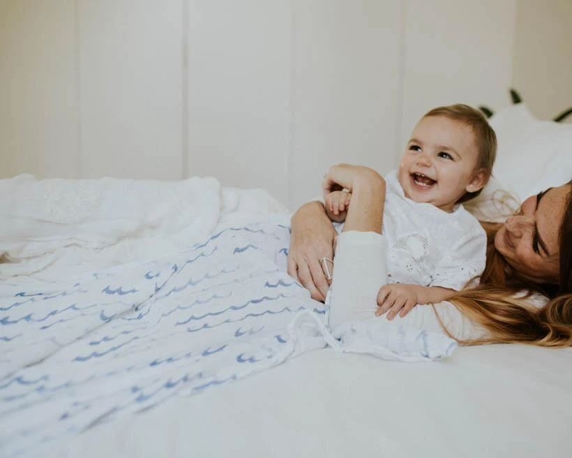 Little Unicorn Cotton Muslin Swaddle Blanket | High Tide(Little Unicorn Cotton Muslin Swaddle Blanket High Tide) 9 Little Unicorn Cotton Muslin Swaddle Blanket | High Tide(Little Unicorn Cotton Muslin Swaddle Blanket High Tide) - Image 9