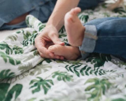 Little Unicorn Cotton Muslin Swaddle Blanket | Tropical Leaf(Little Unicorn Cotton Muslin Swaddle Blanket Tropical Leaf) -Shower Me With Love UB0152 1515 ee9ab5ee 0e31 455e a6c1 16ecf31e31a0