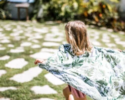 Little Unicorn Cotton Muslin Swaddle Blanket | Tropical Leaf(Little Unicorn Cotton Muslin Swaddle Blanket Tropical Leaf) -Shower Me With Love UB0152 2290 1d82537b 286d 4148 ad10 d8a78145578a