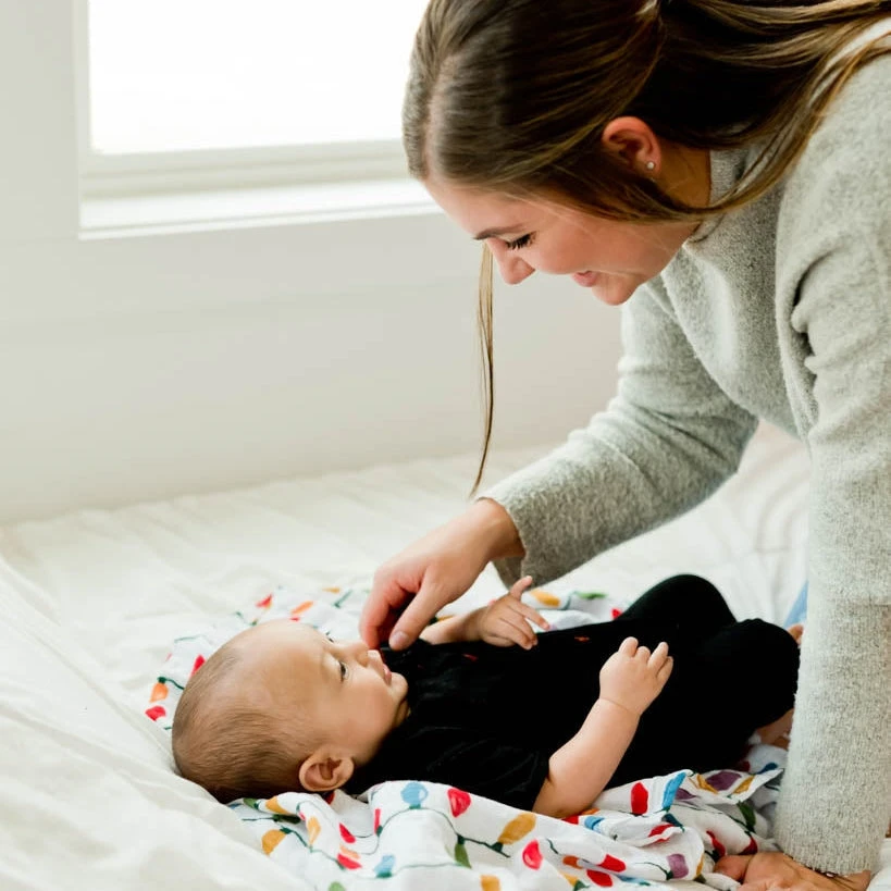 Little Unicorn Cotton Muslin Swaddle Blanket | Christmas Bulbs(Little Unicorn Cotton Muslin Swaddle Blanket Christmas Bulbs) 10 Little Unicorn Cotton Muslin Swaddle Blanket | Christmas Bulbs(Little Unicorn Cotton Muslin Swaddle Blanket Christmas Bulbs) - Image 10