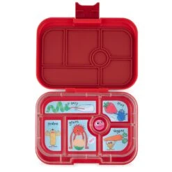 Yumbox Leakproof Bento Box For Kids | Wow Red(Yumbox Leakproof Bento Box For Kids Wow Red)