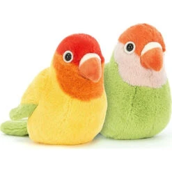 Jellycat A Pair Of Lovely Lovebirds(Jellycat A Pair Of Lovely Lovebirds)