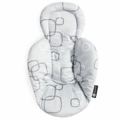 4moms Newborn Insert | White + Grey(4moms Newborn Insert) 5 4moms Newborn Insert | White + Grey(4moms Newborn Insert) -Shower Me With Love mamaRoo instert grey